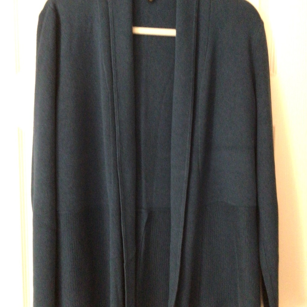 Talbots Cardigan Sweater, Teal, Sz L
